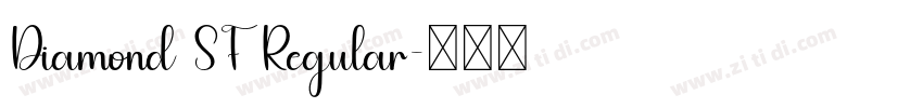 Diamond SF Regular字体转换